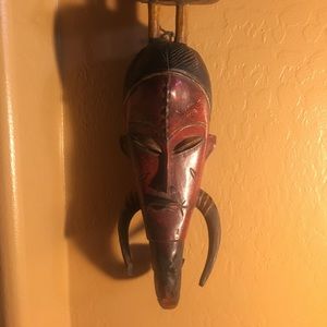 Carved Wooden Mask from the Orient.